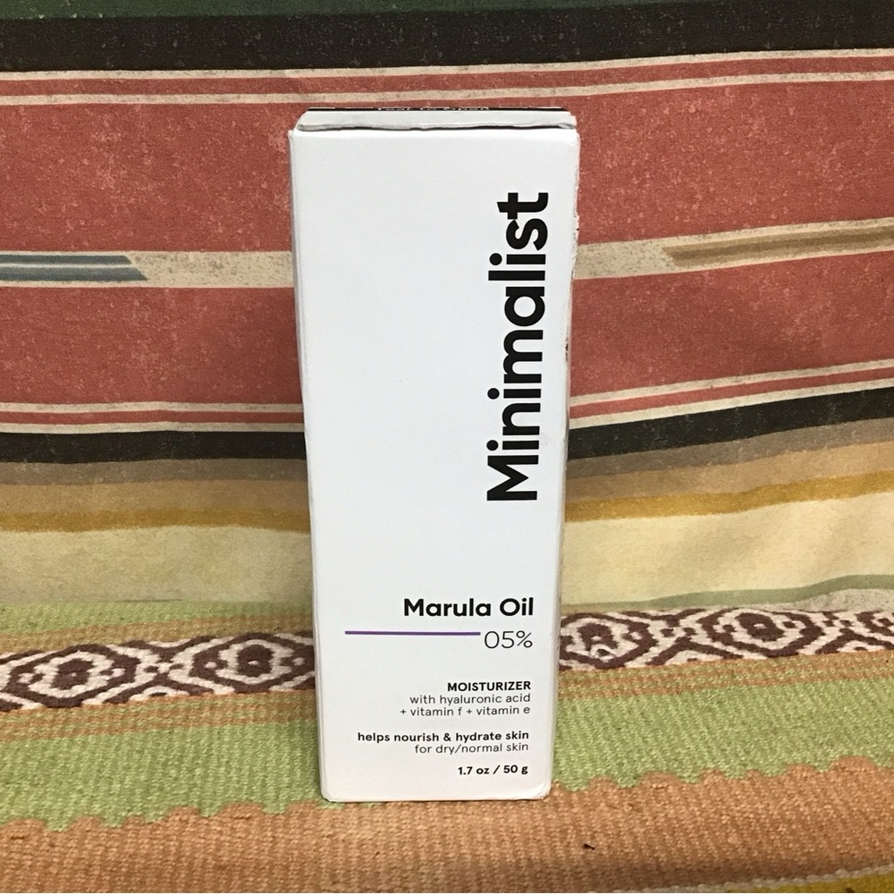 Minimalist Marula Oil 5% Face Moisturizer For Dry Skin 1.7 Ounce Exp 9/25 new